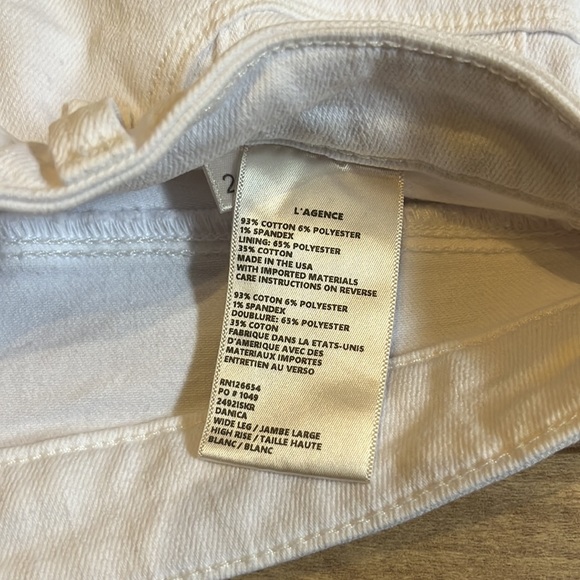 L’AGENCE Danica High Rise Wide Leg Jean - Picture 8 of 10
